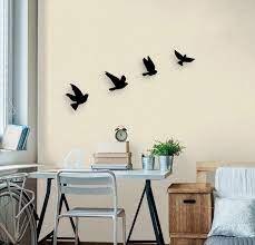 Flying Birds Wall Art Sculpture 2d