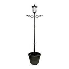 Details About Solar Lamp Post Planter Outdoor Durable Weather Resistant Sturdy Light Weight