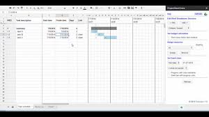 Project Management Using Google Sheets For Linking Tasks