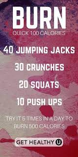 Quick Workout To Burn 100 Calories Fast