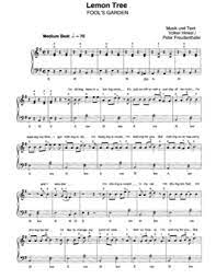 fools garden free piano sheet pdf