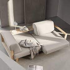 Wood A Clever Convertible Sofa With