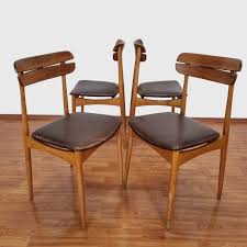 dining chairs in teak italy 60s 165194