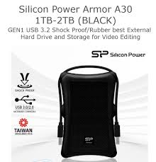 silicon power armor a30 1tb 2tb black