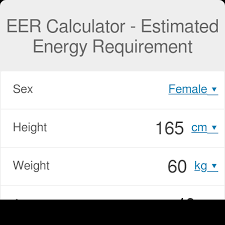 eer calculator estimated energy