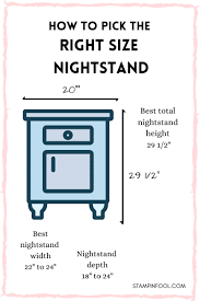 Size Nightstand