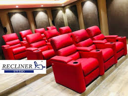 leather home theater recliner color