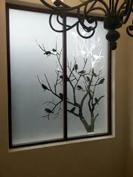 Multicolor Sand Blasted Glass For Home