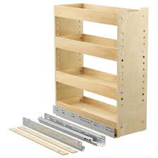 Wood Pull Out Organizer Rack