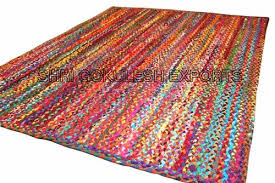 sge rectangular jute braided carpet