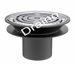 round flat roof drainage for roof