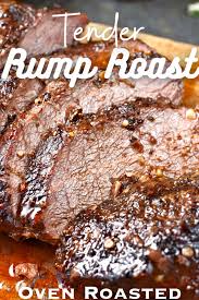 tender rump roast recipe how to make