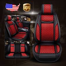 Seater Car Pu Leather Flax Seat Cover