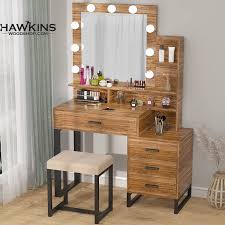 vanity set with lighted mirror makeup