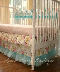 Princess Crib Aqua Tulle Baby Bedding