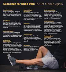exercises for knee pain to get your