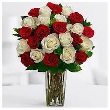 Are you searching for gifts to philippines online ? 12 Red Roses 12 White Roses Valentines Flowers Flower Delivery Uk Flowers Bouquet