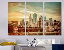 Kansas City Missouri Skyline Canvas