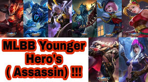 All Younger Hero s Mlbb ( #1 Assassin) Mobile legend bang bang