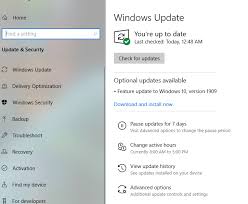 You can find out the version number of your windows version as follows: Feature Update To Windows 10 Version 1909 Is Available Via Optional Windows Update Can I