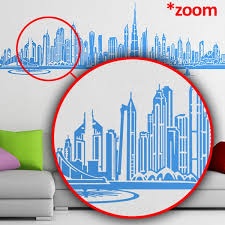 Wall Sticker Dubai Skyline Muraldecal Com