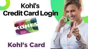kohls credit card login