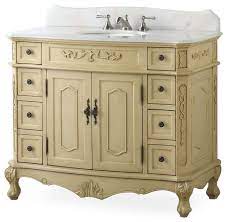 42 fairmont antique beige bathroom