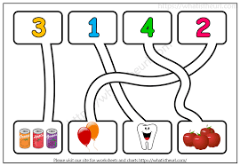 matching the numbers worksheet 1 your