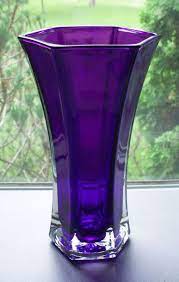 Purple Vase Purple Glass Glass