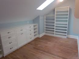 storage solutions sloped ceilings