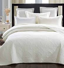 elegant ivory bedspread by classic
