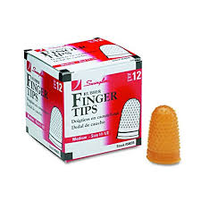 Swingline Rubber Finger Tips Size 11 1 2 Medium 12 Box 54035