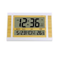 Digital Wall Clock Lcd Number Time
