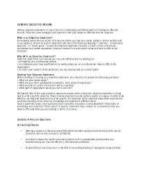 Resume Objective Templates Resume Objective Templates Resume