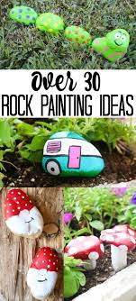 Rock Painting Ideas Over 35 Adorable