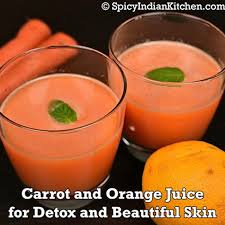 carrot orange detox juice for weight