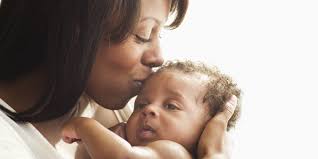 Afbeeldingsresultaat voor african baby touching mother