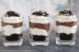 These brownie sundaes are just a few bites of decadence that your guests are sure to appreciate. 17 Delicious Dessert Shooters Dessert Shot Glasses