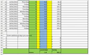 excel template time tracking sheets