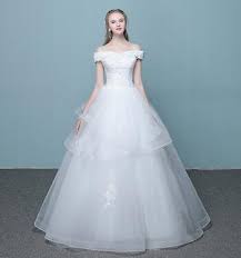 Wedding Dress Long Dress Short Sleeve Beaded Tulle Off Shoulder White Ball Gown Modern Classic Beautiful All Sizes Can Be Customized Wedding Dresses