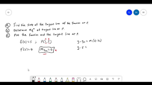 Solved Equations Of Tangent Lines By