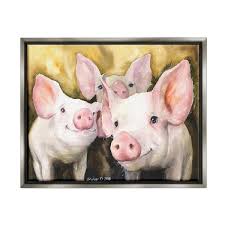 Stupell Home Decor Collection Baby Pigs