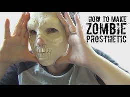 halloween zombie prosthetics tutorial
