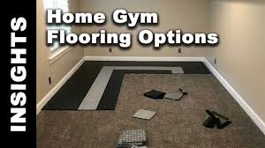 home gym flooring options
