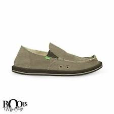 Details About Sanuk Vagabond Brown Mens Sidewalk Shoes Size Us 9 Uk 8 Eu 42 New