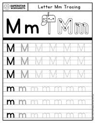 letter m worksheets superstar worksheets