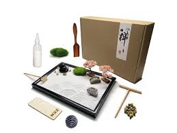 Mini Zen Sandbox Office Decor Kit
