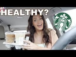 trying healthy starbucks drinks low