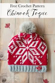Team Canada Toque Chinook Hat Free Crochet Pattern