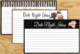 free printable date night ideas cards